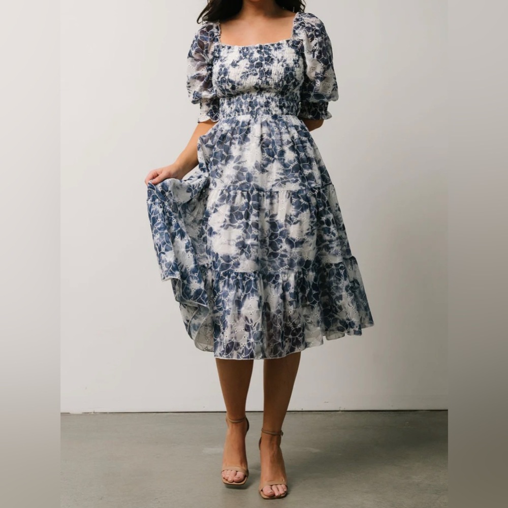 Baltic Born Hazel Eyelet MIDI Dress XL NWOT